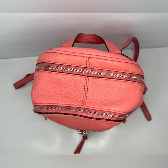 Michael Kors Rhea Backpack Studded Leather Coral Pink Grapefruit 30S5SEZB5L - Picture 6 of 16